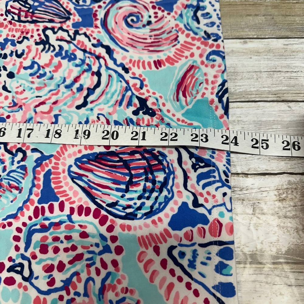 Lilly Pulitzer Karrie top  shell me about top.  Size large.  Blue pink vacation - Picture 7 of 7